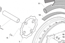 Bremsscheibe hinten 2015 , 240 x 114, # 69261.