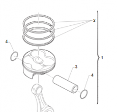 Kolbenkit 450Fi SMX K.S. 13 >