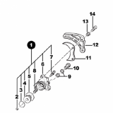 Druckfeder Kolben Kupplungsnehmer 450/530 Fi, mod 2015 , # F16470;