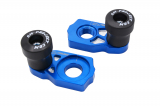 SM Project Achse Blöcke mit integriert Sturzpads (22mm achse) TM moto – Blau